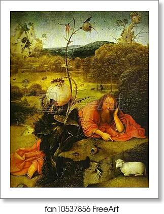 Free art print of St. John the Baptist by Hieronymus Bosch