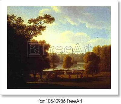Free art print of Tsarskoe Selo: View of Great Lake by Andrey Martynov