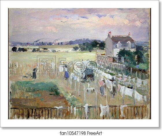 Free art print of Hanging the Laundry out to Dry by Berthe Morisot Free art print of Hanging the Laundry out to Dry by Berthe Morisot