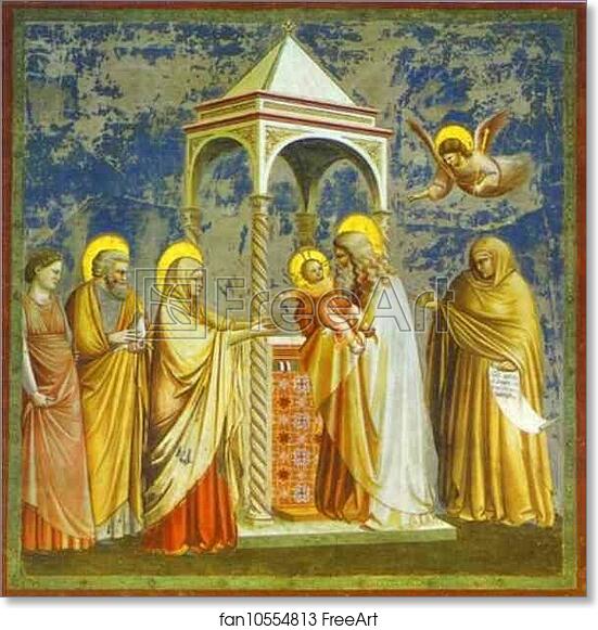 Free art print of The Presentation of Jesus in the Temple by Giotto