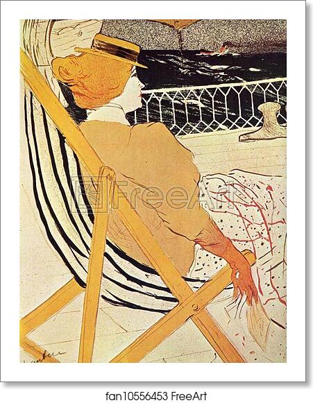 Free art print of The Unknown Lady Passenger of Cabin 54 on "Le Chili" by Henri De Toulouse-Lautrec Free art print of The Unknown Lady Passenger of Cabin 54 on "Le Chili" by Henri De Toulouse-Lautrec