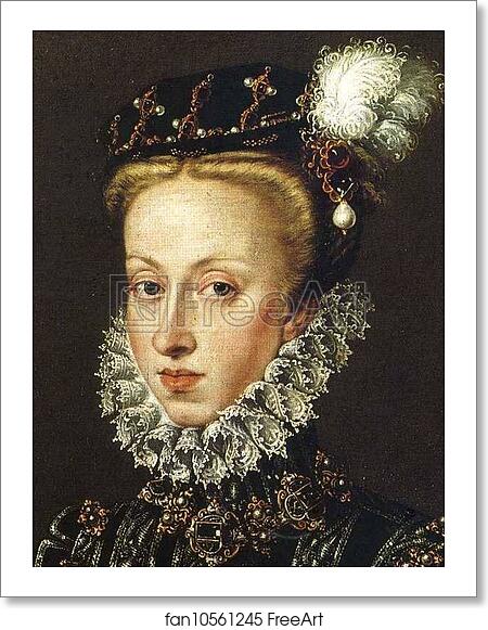 Free Art Print Of Portrait Of Queen Anne Of Austria Detail By Sofonisba Anguissola C 1570 Oil On Canvas 109 5 X 93 Cm The Stirling Maxwell Collection Pollok House Glasgow Museums