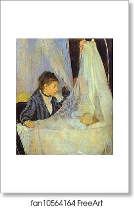 Free art print of The Cradle by Berthe Morisot