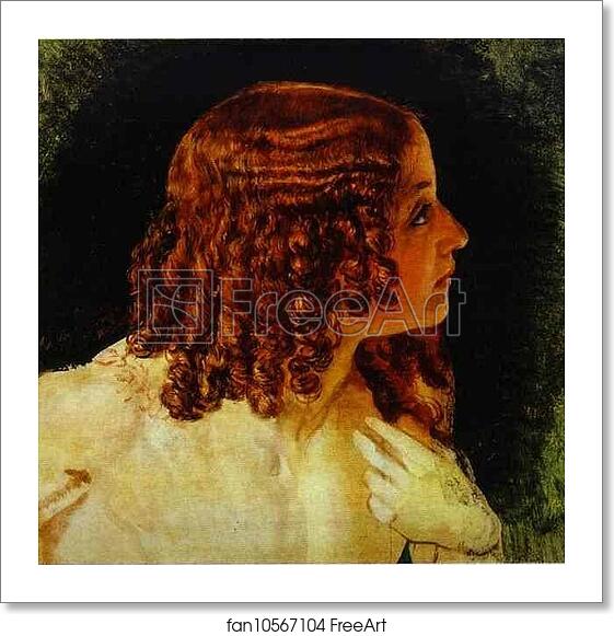Free art print of Head of John the Evangelist by Alexander Ivanov