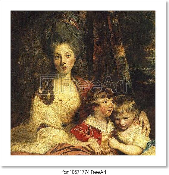 Free art print of Lady Elizabeth Delmé and Her Children. Detail by Sir Joshua Reynolds Free art print of Lady Elizabeth Delmé and Her Children. Detail by Sir Joshua Reynolds