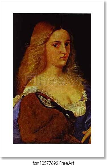 Free art print of Violanta by Titian Free art print of Violanta by Titian