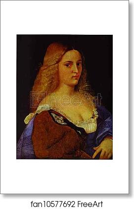 Free art print of Violanta by Titian