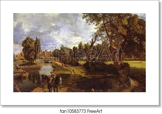 Free art print of Flatford Mill by John Constable Free art print of Flatford Mill by John Constable