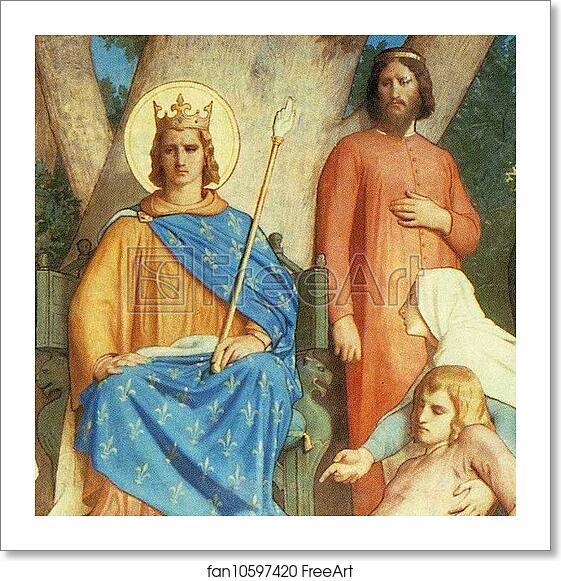 Free art print of Saint Louis Rendering Justice. Detail by William-Adolphe Bouguereau Free art print of Saint Louis Rendering Justice. Detail by William-Adolphe Bouguereau