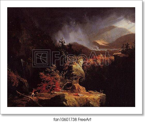 Free art print of Gelyna (View near Ticonderoga) by Thomas Cole