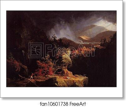Free art print of Gelyna (View near Ticonderoga) by Thomas Cole