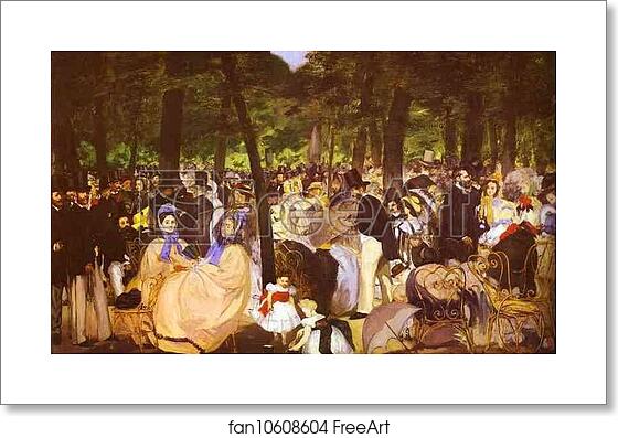 Free art print of Music in the Tuileries Gardens by Edouard Manet Free art print of Music in the Tuileries Gardens by Edouard Manet