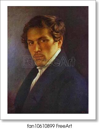 Free art print of Portrait of the Artist A. Alexeyev by Alexey Tyranov