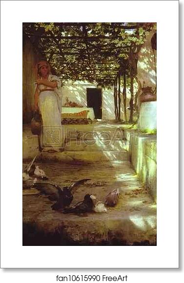 Free art print of Christ in the House of Martha and Mary. Detail by Henryk Hector Siemiradzki Free art print of Christ in the House of Martha and Mary. Detail by Henryk Hector Siemiradzki