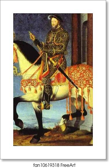 Free art print of Francis I on Hourseback by Francois Clouet Free art print of Francis I on Hourseback by Francois Clouet