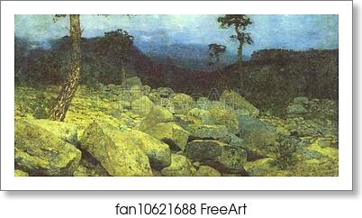 Free art print of In the Mountains in the Crimea by Isaac Levitan
