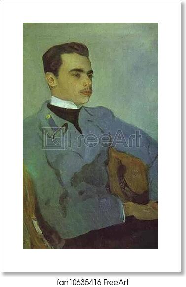 Free art print of Portrait of Count Nikolay Sumarokov-Elstone by Valentin Serov
