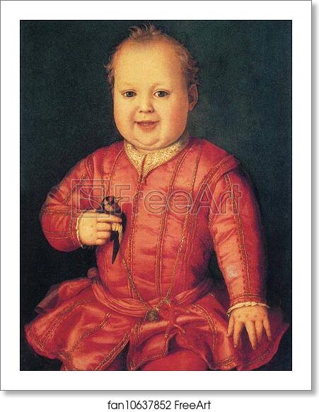 Free art print of Portrait of Giovanni de'Medici as a Child Holding a Goldfinch by Agnolo Bronzino Free art print of Portrait of Giovanni de'Medici as a Child Holding a Goldfinch by Agnolo Bronzino