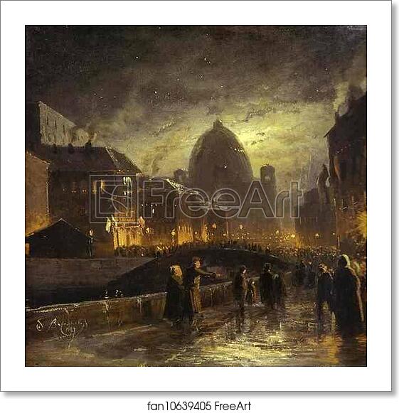 Free art print of Illumination in St. Petersburg by Feodor Vasilyev Free art print of Illumination in St. Petersburg by Feodor Vasilyev