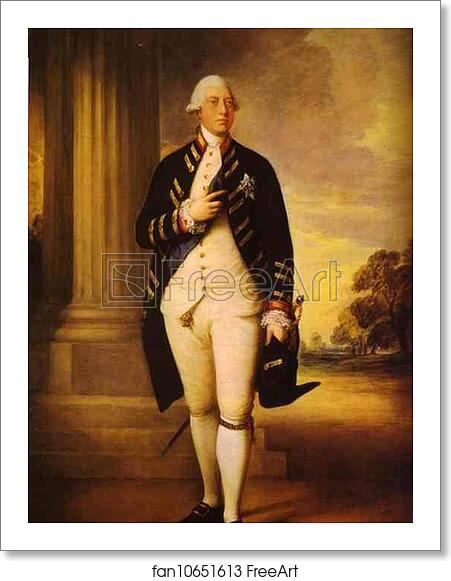 Free art print of Portrait of George III by Thomas Gainsborough Free art print of Portrait of George III by Thomas Gainsborough