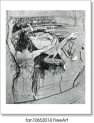 Free art print of The Ballet "Papa Chrysanthème" by Henri De Toulouse-Lautrec