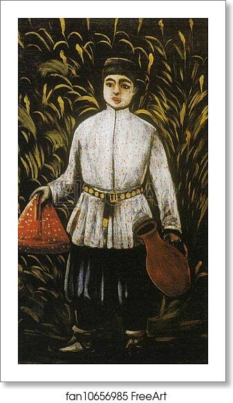 Free art print of A Boy Carrying Food by Niko Pirosmani Free art print of A Boy Carrying Food by Niko Pirosmani