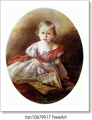 Free art print of Portrait of a Girl by Ivan Kramskoy
