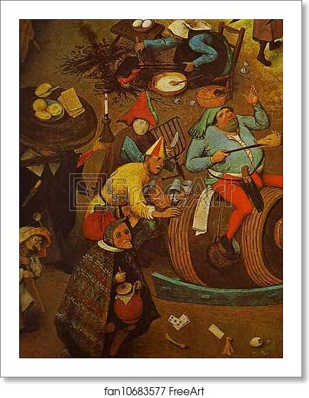 Free art print of The Fight between Carnival and Lent. Detail by Pieter Bruegel The Elder Free art print of The Fight between Carnival and Lent. Detail by Pieter Bruegel The Elder