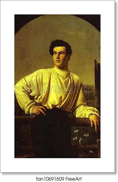 Free art print of Portrait of A. F. Shishmarev by Orest Kiprensky Free art print of Portrait of A. F. Shishmarev by Orest Kiprensky