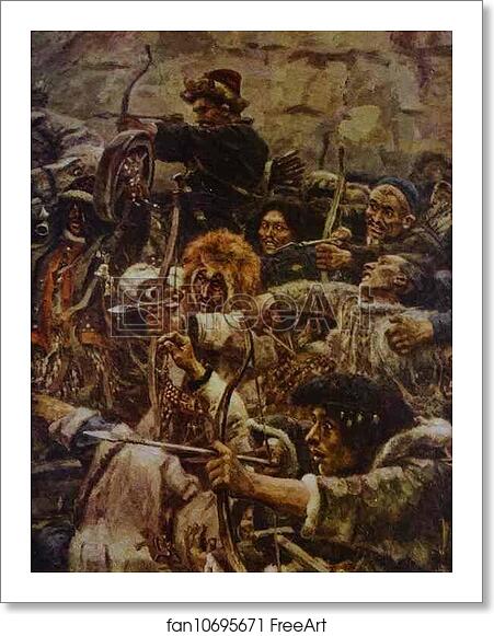 Free art print of The Conquest of Siberia by Yermak. Detail by Vasily Surikov Free art print of The Conquest of Siberia by Yermak. Detail by Vasily Surikov