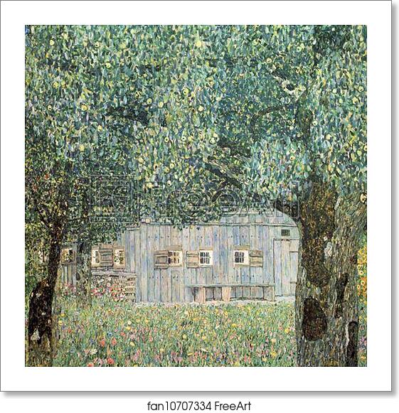 Free art print of Farmhouse in Upper Austria by Gustav Klimt Free art print of Farmhouse in Upper Austria by Gustav Klimt