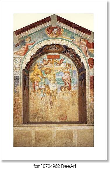 Free art print of Tabernacle of the Condemned by Benozzo Gozzoli