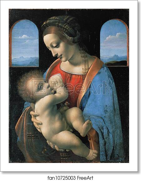 Free art print of Madonna Litta by Leonardo Da Vinci