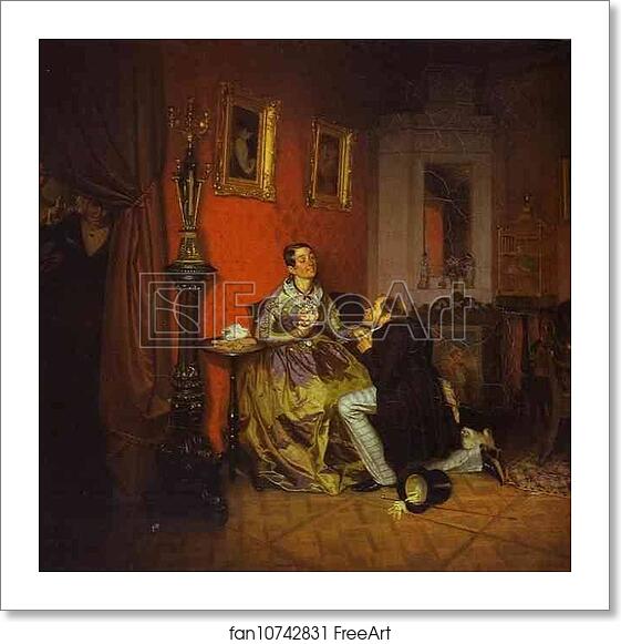 Free art print of Difficult Bride by Pavel Fedotov Free art print of Difficult Bride by Pavel Fedotov