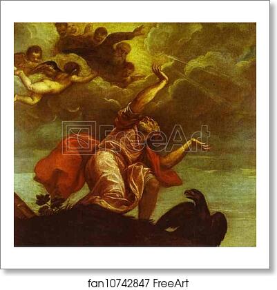 Free art print of St. John the Evangelist on Patmos by Titian Free art print of St. John the Evangelist on Patmos by Titian