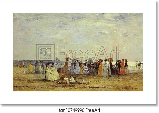 Free art print of Bathers on the Beach at Trouville by Eugène-Louis Boudin Free art print of Bathers on the Beach at Trouville by Eugène-Louis Boudin