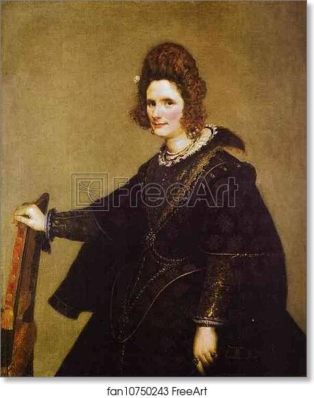 Free art print of Portrait of a Lady by Diego Velázquez