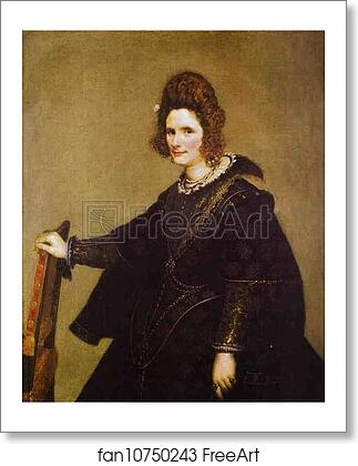Free art print of Portrait of a Lady by Diego Velázquez