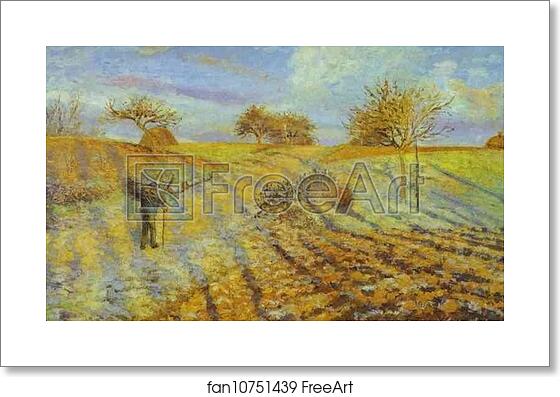 Free art print of Hoarfrost by Camille Pissarro Free art print of Hoarfrost by Camille Pissarro