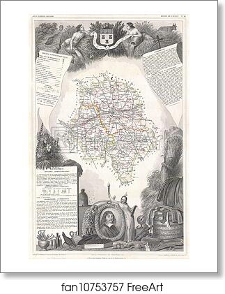 Free art print of Dept. De L’Indre et Loire. by Victor Jules Levasseur Free art print of Dept. De L’Indre et Loire. by Victor Jules Levasseur