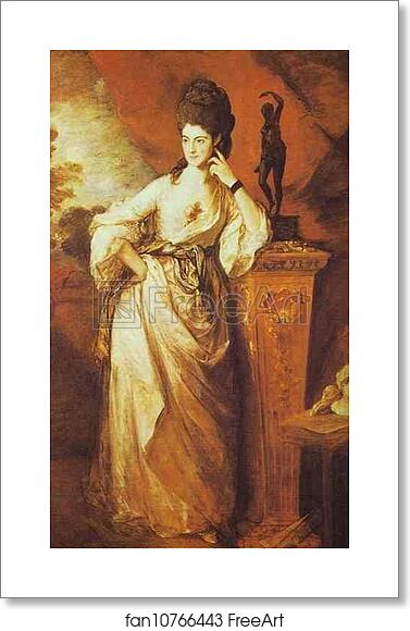 Free art print of Penelope, Viscountess Ligonier by Thomas Gainsborough