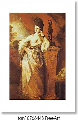 Free art print of Penelope, Viscountess Ligonier by Thomas Gainsborough