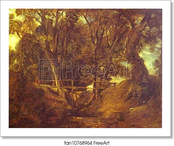 Free art print of Helmingham Dell by John Constable Free art print of Helmingham Dell by John Constable