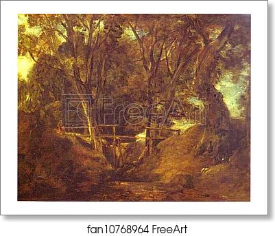 Free art print of Helmingham Dell by John Constable