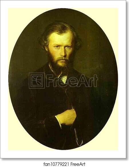 Free art print of Portrait of Nikolai Lanin by Vasily Perov Free art print of Portrait of Nikolai Lanin by Vasily Perov