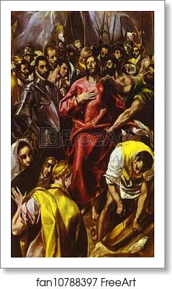 Free art print of The Despoiling of Christ (El Espolio) by El Greco