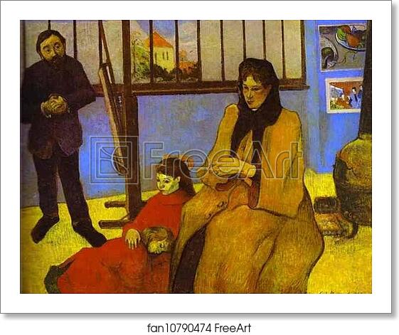 Free art print of The Schuffenecker Family by Paul Gauguin Free art print of The Schuffenecker Family by Paul Gauguin