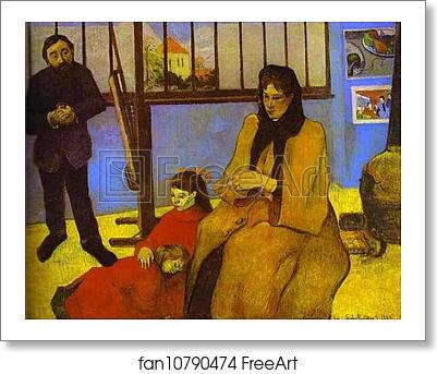 Free art print of The Schuffenecker Family by Paul Gauguin
