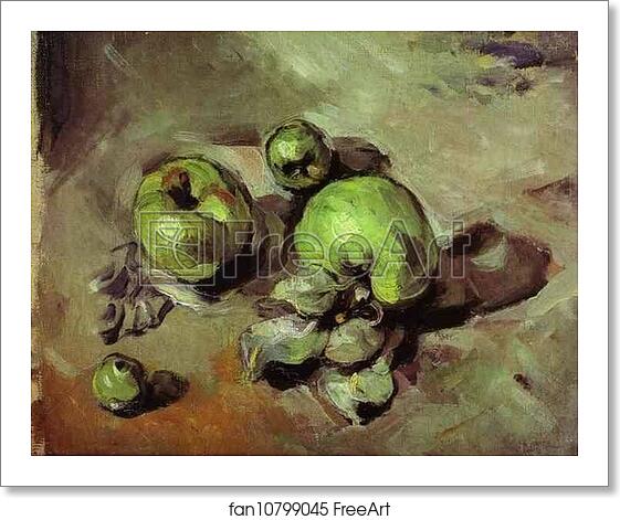 Free art print of Green Apples by Paul Cézanne Free art print of Green Apples by Paul Cézanne