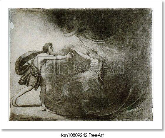 Free art print of Eurydice Floating into Hell by George Romney Free art print of Eurydice Floating into Hell by George Romney